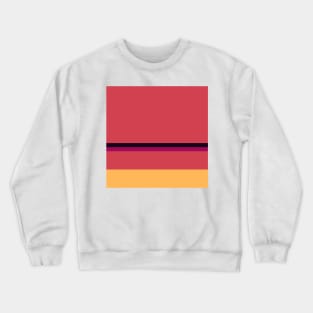 A pleasant incorporation of Licorice, Jazzberry Jam, Brick Red, Dark Peach and Butterscotch stripes. Crewneck Sweatshirt